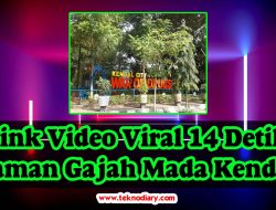 Link Video Viral 14 Detik Taman Gajah Mada Kendal