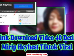 Link Download Video 40 Detik Mirip Heyhest Tiktok Viral